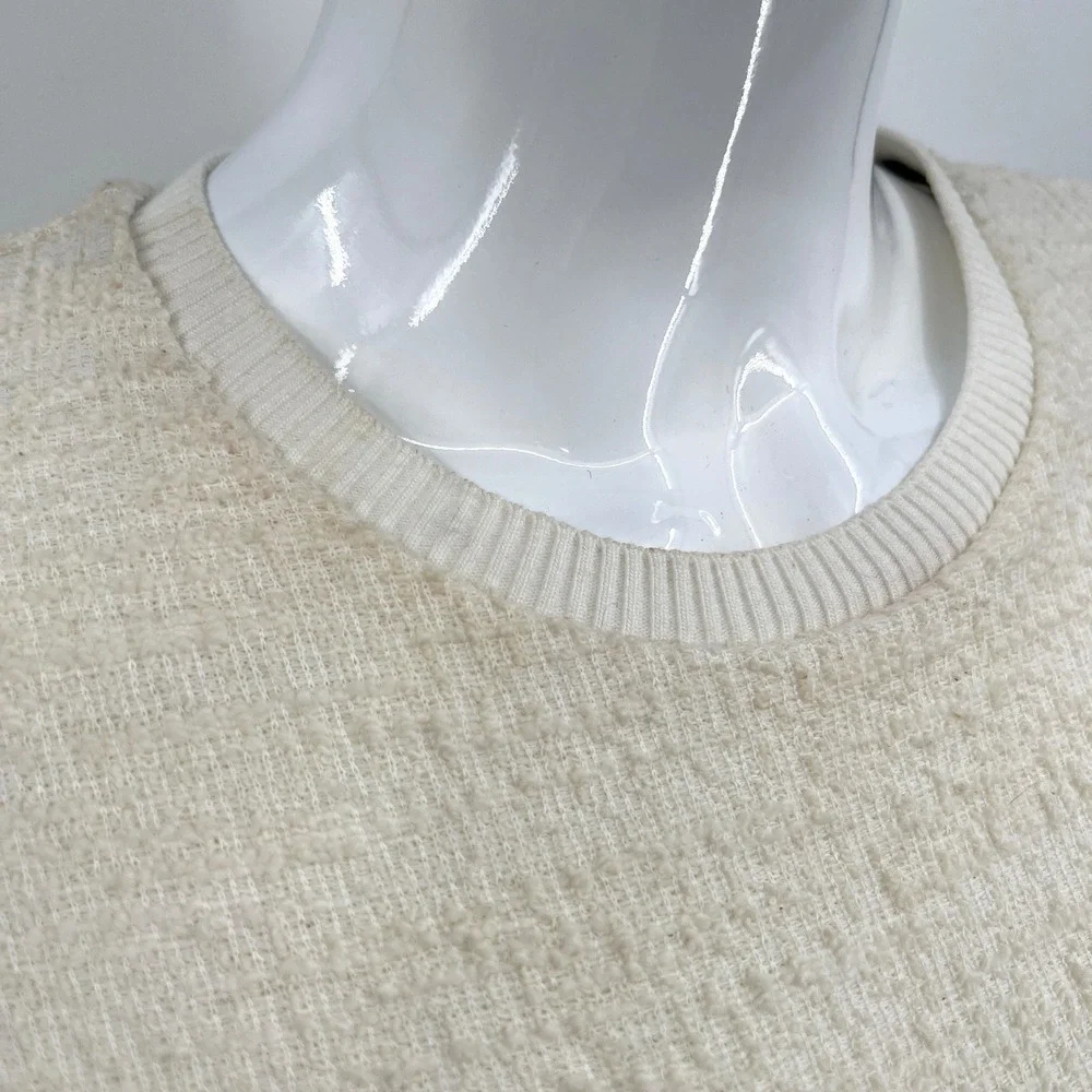 DOLAN Jacqueline Terrycloth Maxi Dress Belted Cream Size‎ S Petite